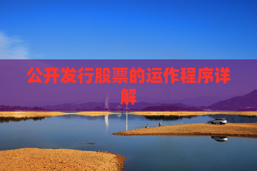 公开发行股票的运作程序详解