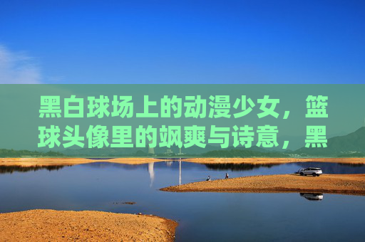 黑白球场上的动漫少女,篮球头像里的飒爽与诗意,黑白球场,飒爽诗意,动漫少女的篮球诗