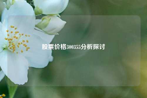股票价格300355分析探讨