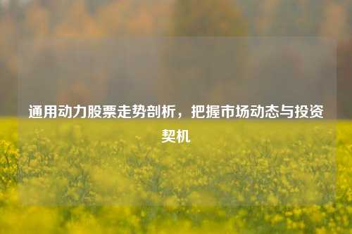 通用动力股票走势剖析，把握市场动态与投资契机