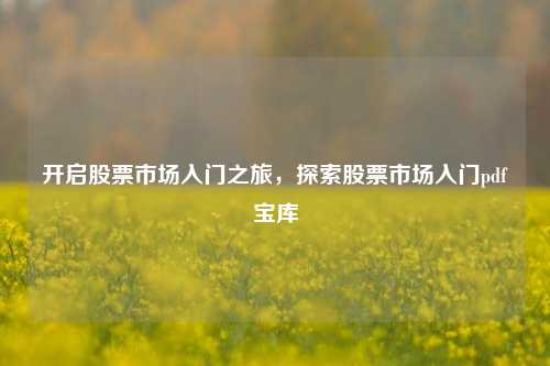 开启股票市场入门之旅，探索股票市场入门pdf宝库