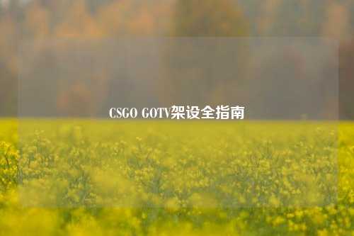 CSGO GOTV架设全指南