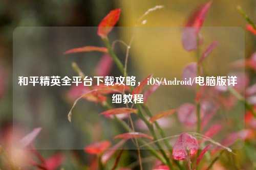和平精英全平台下载攻略，iOS/Android/电脑版详细教程