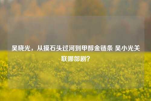 吴晓光，从摸石头过河到甲醇金链条 吴小光关联哪部剧？