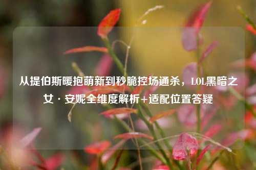 从提伯斯暖抱萌新到秒脆控场通杀，LOL黑暗之女·安妮全维度解析+适配位置答疑
