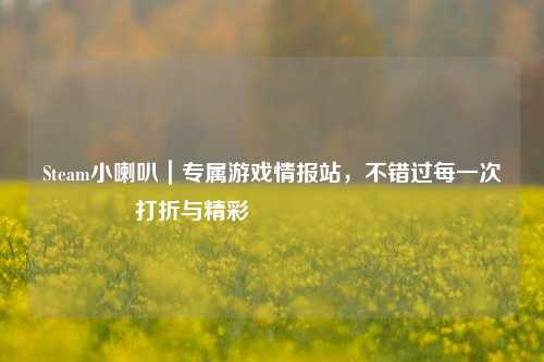 Steam小喇叭｜专属游戏情报站，不错过每一次打折与精彩🎮📢