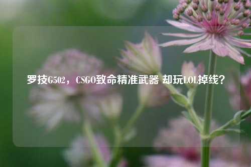 罗技G502，CSGO致命精准武器 却玩LOL掉线？