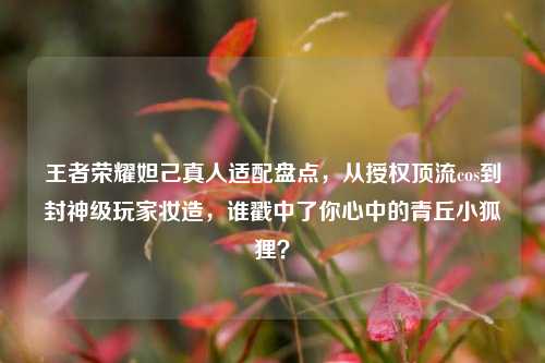 王者荣耀妲己真人适配盘点，从授权顶流cos到封神级玩家妆造，谁戳中了你心中的青丘小狐狸？