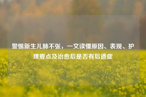 警惕新生儿肺不张，一文读懂原因、表现、护理要点及治愈后是否有后遗症