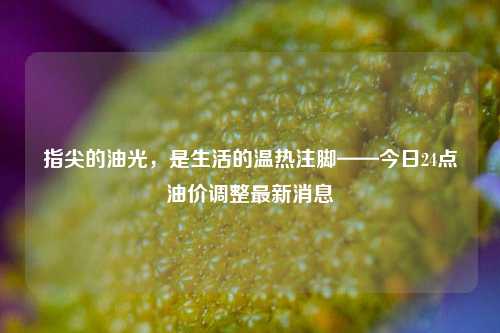 指尖的油光，是生活的温热注脚——今日24点油价调整最新消息