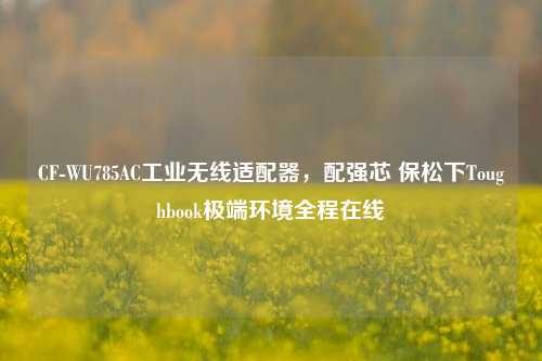 CF-WU785AC工业无线适配器，配强芯 保松下Toughbook极端环境全程在线