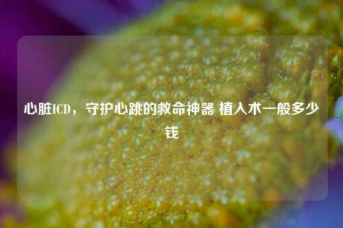 心脏ICD，守护心跳的救命神器 植入术一般多少钱
