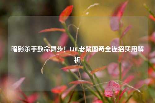 暗影杀手致命舞步!LOL老鼠图奇全连招实用解析