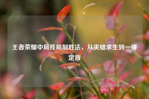 王者荣耀中局残局制胜法,从夹缝求生到一锤定音