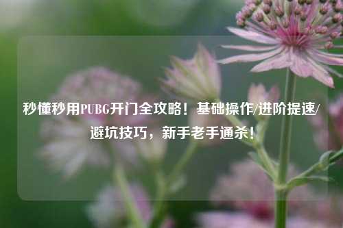 秒懂秒用PUBG开门全攻略!基础操作/进阶提速/避坑技巧,新手老手通杀!