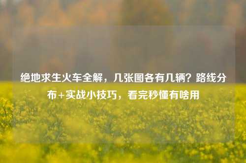 绝地求生火车全解,几张图各有几辆?路线分布+实战小技巧,看完秒懂有啥用